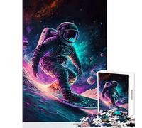Puzzle de 1000 pièces pour Adultes-Cadeau-Survivant de l'espace-Jeu éducatif-Idée Cadeau Père Noël Secret-Casse-tête-Chaque pièce est Unique-(Dimensions 50x75cm)
