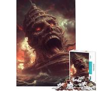 Puzzle de 1000 pièces pour Adultes Cadeau Un Cauchemar à la dérive sur la mer Puzzle à Monter soi-même Jouet de décoration Parfait Défi éducatif (Dimensions 75x50cm)
