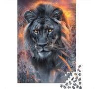 Puzzle De 1000 Pièces pour Adultes - Cadeau Wild Lion Portrait Puzzle pour Adultes - Jeu De Réflexion - Décoration Parfaite - Difficile À Compléter 70x50cm/1000pcs