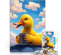 Puzzle de 1000 pièces pour Adultes Café au Canard Entraînez Votre Cerveau et Vos Mains est idéal comme Cadeau pour Toute la Famille 38x26cm