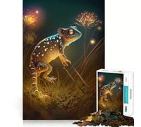 Puzzle de 1000 pièces pour Adultes Caméléon,Un Puzzle décoratif Original et soigné,idéal pour développer la réflexion et Passer du Temps libreCadeau de Loisirs Festif (38x26cm)