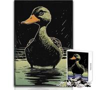 Puzzle de 1000 pièces pour Adultes Canard de l'Apocalypse:Un Passe-Temps paisible et satisfaisant Assemblage Parfait, découpe de précision Dimensions:50x75cm