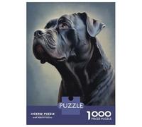 Puzzle De 1000 Pièces pour Adultes Cane Corso Animal Puzzle Adulte, Jeu De Réflexion, Défi Difficile À Terminer 52x38cm/1000pcs