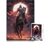 Puzzle de 1000 pièces pour Adultes Cavalier de l'Apocalypse:détendez-Vous Pendant Votre Temps Libre Assemblage Net et sans Couture Dimensions:50x75cm