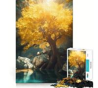 Puzzle de 1000 pièces pour Adultes,Cavernes d'érable doré,Jeu d'ajustement précis,Jouet de compétences cognitives,Temps de Jeu Relaxant,Cadeau de Loisirs Festif (38x52cm)