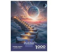 Puzzle De 1000 Pièces pour Adultes Celestial Stairway Puzzle Adulte, Jeu De Réflexion, Défi Difficile À Terminer 38x26cm/1000pcs