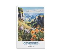 Puzzle de 1000 pièces pour Adultes Cevennes Frances décoration intérieure Jouet Cadeau pour Hommes, Femmes, Seniors, 38x26cm
