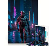 Puzzle de 1000 pièces pour Adultes Champ de Bataille Urbain »,idéal pour stimuler l'esprit,sans bavures et avec des pièces nettes et précises,pour des Moments conviviaux (38x52cm)