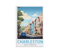 Puzzle de 1000 pièces pour Adultes, Charleston, Caroline du Sud. Puzzle Classique de 1000 pièces, Jeu éducatif, Magnifique Puzzle décoratif de 52 x 38 cm.