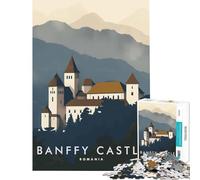 Puzzle de 1000 pièces pour Adultes Château de Banffy Roumanie Jeu de réflexion captivant et addictif pour cultiver la Patience Cadeau Amusant pour Femmes (Dimensions 50x75cm)