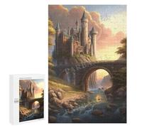 Puzzle de 1000 pièces pour Adultes - Château du Pont des Rêves - Casse-tête Amusant et Original, pour Les passionnés de Puzzles - 38 x 52 cm