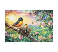 Puzzle De 1000 Pièces pour Adultes Chaumière de Noël 1000 PCS 75x50cm Cadeau De Thanksgiving pour Famille Idéal pour Temps De Rassemblement Activité De Groupe