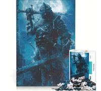 Puzzle de 1000 pièces pour Adultes, Chevalier à Double épée, Jeu Impossible, Idéal pour Passer Le Temps à la Maison, Cadeau pour Les Amis et la Famille 50x75cm