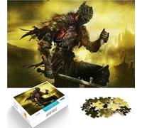 Puzzle de 1000 pièces pour Adultes Chevalier blessé Défi Difficile pour soulager Le Stress Interaction Parent-Enfant 52x38cm