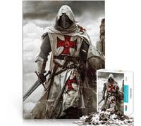 Puzzle de 1000 pièces pour Adultes Chevalier templier Fait de Papier，Convient aux 14 Ans et Plus Casse-tête Bon Cadeau。Taille：26x38cm/10.24x14.96pouce