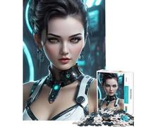 Puzzle de 1000 pièces pour Adultes civilisation Cyberpunk Jeu éducatif Cadeau d'anniversaire Excellent Cadeau et Jouet (Taille 38x26cm)