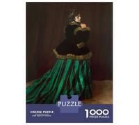 Puzzle De 1000 Pièces pour Adultes Claude Monets Camille Puzzle Anti-Stress - Cadeau pour Femmes - Idée Cadeau Unique pour Un Anniversaire Ou Noël 70x50cm/1000pcs