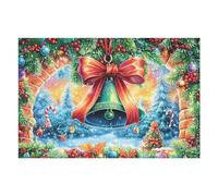 Puzzle De 1000 Pièces pour Adultes Cloche de Noël 1000 PCS 75x50cm Puzzle Universel pour Toutes Occasions Cadeau Parfait Décoration Maison Amusement Familial