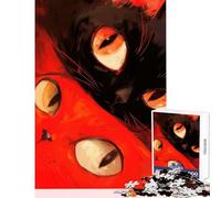 Puzzle de 1000 pièces pour Adultes « Compagnons contrastés » Jeu Anti-Stress Idée Cadeau pour Un Père Noël Secret Jeu éducatif Chaque pièce est Unique Dimensions 38x52cm