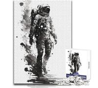 Puzzle de 1000 pièces pour Adultes Conquérants de l'espace:Un Moment de détente et de Plaisir Découpe de précision Dimensions:38x26cm