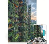Puzzle de 1000 pièces pour Adultes Construction de Jardin Vertical Jeu de Bricolage Interaction Parent-Enfant renforce Les Liens d'amour Entre Les Couples 50x75cm