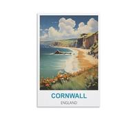 Puzzle de 1000 pièces pour Adultes, Cornouailles, Angleterre. Puzzle Classique de 1000 pièces pour Toute la Famille, idéal pour Une Utilisation en intérieur (52 x 38 cm).