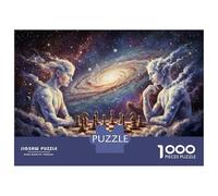 Puzzle De 1000 Pièces pour Adultes Cosmic Chess Game Puzzle pour Adultes Jeux Relaxants, Amusants Et Humoristiques pour Les Joueurs 38x26cm/1000pcs