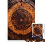 Puzzle de 1000 pièces pour Adultes Coupe transversale d'un Tronc d'arbre Stimule l'agilité cérébrale Détente et Assemblage sécurisé Cadeau de Noël Chaleureux (50x75cm)