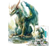 Puzzle de 1000 pièces pour Adultes Créature légendaire Stimule Le Cerveau Jeu de Puzzle Relaxant et Difficile pour Les 14 Ans et Plus : 50x75cm
