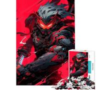 Puzzle de 1000 pièces pour Adultes Cyborg Samurai Un défi à relever en Famille Jeu éducatif à partir de 14 Ans (38x52cm)