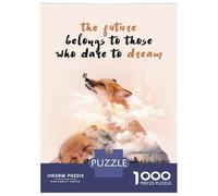 Puzzle De 1000 Pièces pour Adultes Dare to Dream Puzzles pour Adolescents Jeu Manuel Défi Difficile Cadeau d'anniversaire, Cadeaux, 52x38cm/1000pcs
