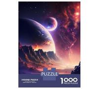 Puzzle De 1000 Pièces pour Adultes Dawn of Infinity Galaxy Puzzles pour Adolescents Jeu De Réflexion Améliore La Mémoire Défi Éducatif 38x26cm/1000pcs