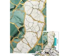 Puzzle de 1000 pièces pour Adultes décor Abstrait doré Jouet de décoration intérieure Apprentissage Divertissement éducatif et Anti-Stress (38x26cm)