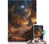 Puzzle de 1000 pièces pour Adultes Désert étoilé d'Astra Jouets Jeux éducatifs Soulagement du Stress Bon Cadeau 38x26cm