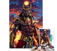 Puzzle de 1000 pièces pour Adultes Dieu égyptien Râ Activités Amusantes à la Maison Jeu de réflexion pour Passer Le Temps Pendant Les Vacances Convient aux Personnes de 14 Ans et Plus (50x75cm)