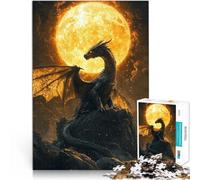 Puzzle de 1000 pièces pour Adultes “Dragon de la Rédemption” Fait de Papier,pour Les 14 Ans et Plus Jouets stimulants Idées Cadeaux。Taille:26x38cm/10.24x14.96pouce