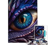 Puzzle de 1000 pièces pour Adultes Dragon Galaxy Eye Jeu addictif pour cultiver la Patience et se détendre Améliore la mémoire (Dimensions 75x50cm)