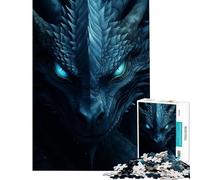 Puzzle de 1000 pièces pour Adultes Dragon Mystique Jeu Impossible Jeu éducatif Idée Cadeau Apprentissage et éducation (Dimensions 38x26cm)