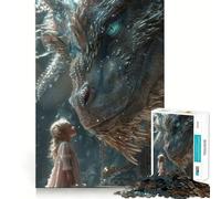 Puzzle de 1000 pièces pour Adultes Dragon Mythique Jeu d'exercice Mental apaisant Cadeau Exceptionnel (50x75cm)
