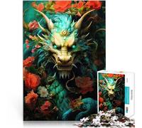 Puzzle de 1000 pièces pour Adultes Dragon Séraphine Compétition de Vitesse Manuelle Décoration Murale, Cadeaux Uniques pour Anniversaire et Noël 38x26cm