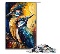 Puzzle de 1000 pièces pour Adultes Duo d'oiseaux colorés Jeu éducatif pour Anniversaire ou Noël 75x50cm