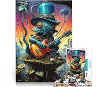Puzzle de 1000 pièces pour Adultes Échos biopunk enchantés Séjour Anti-Stress pour Tuer Le Temps décoration Murale 75x50cm