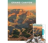 Puzzle de 1000 pièces pour Adultes Échos de lumière du Soleil dans Le Canyon sans Fin Un Jeu Anti-Stress Amusant et Humoristique pour Partager Un Moment de complicité Parent-Enfant (75x50cm)