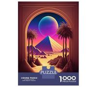 Puzzle De 1000 Pièces pour Adultes Electronic Eden Oasis Puzzle Adulte, Jouet, Décoration Murale, Une Œuvre d'art, Activités Amusantes À La Maison 70x50cm/1000pcs