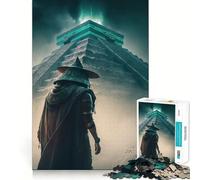 Puzzle de 1000 pièces pour Adultes Empire aztèque Jeu d'assemblage précis Jeu de Concentration pour Passer Un Moment agréable et Amusant Décoration de Noël (38x52cm)
