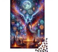 Puzzle De 1000 Pièces pour Adultes Enchanted Celestial Wings Puzzle, Jouet, Décoration Murale, Difficile Et Stimulant 70x50cm/1000pcs