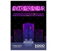 Puzzle De 1000 Pièces pour Adultes Entrepreneur Definition Puzzle pour Adultes Jeux De Détente Cadeau d'anniversaire Interaction Parent-Enfant 70x50cm/1000pcs