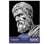 Puzzle De 1000 Pièces pour Adultes Epictetus Philosopher Puzzle pour Adultes, Jeu De Réflexion pour Améliorer La Mémoire, Cadeau pour Les Amis Et La Famille 70x50cm/1000pcs