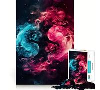 Puzzle de 1000 pièces pour Adultes Équilibre du Yin et du Yang Découpe précise Jeu de réflexion Artistique Loisirs créatifs Cadeau d'anniversaire Amusant (38x26cm)