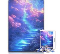 Puzzle de 1000 pièces pour Adultes Escalier vers Le Paradis Un Jeu de précision idéal pour se détendre Dimensions 38x26cm